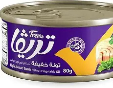 تريفا- تونه خفيفة بالزيت-80غم